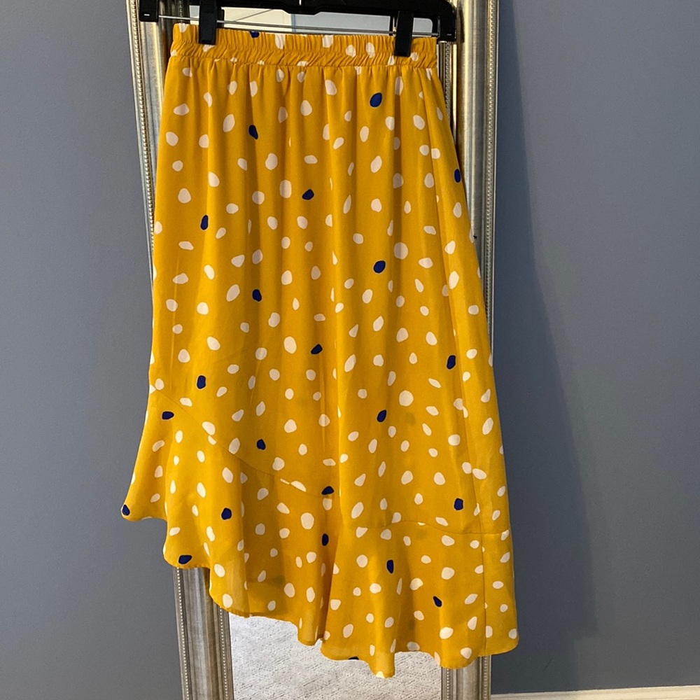 Small Yellow polka dot Skirt (piper and scout)